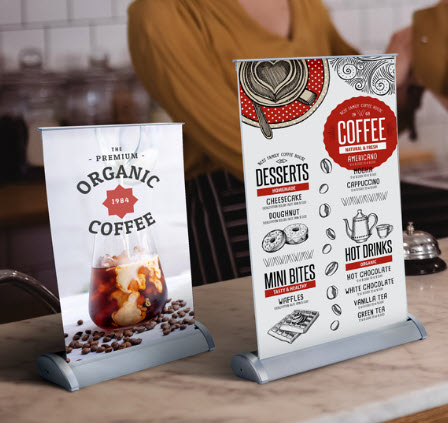 Table Top Retractable Banner Stand 