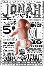 Baby Announcement - Letter