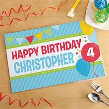Birthday Placemats
