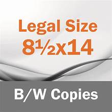 8.5x14 (Legal) Copies