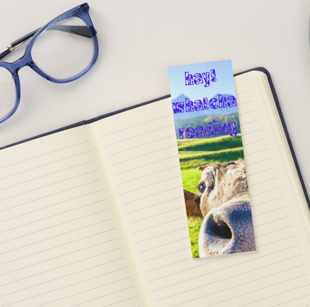 Bookmark-Hay Whatcha Reading- PK of 2