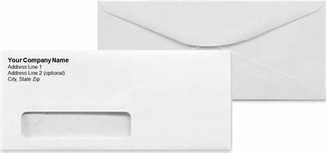 #10 Window Business Envelopes 