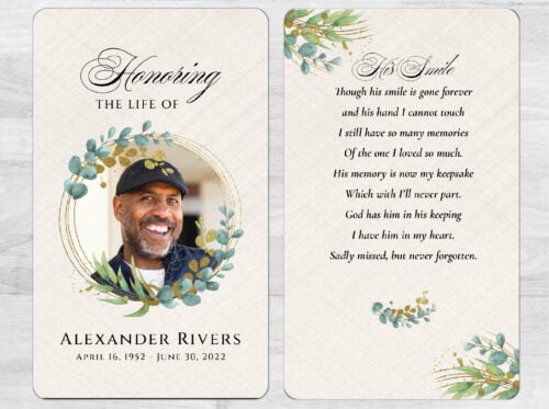 Memorial Card