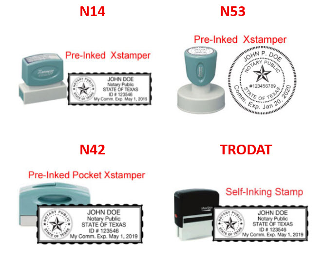 Notary Stamp - Texas