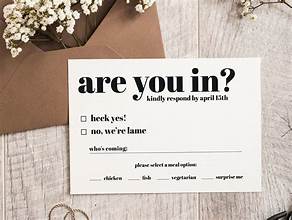 RSVP Cards - General