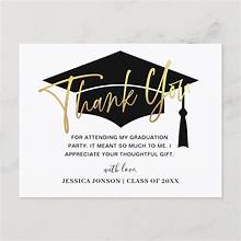 Thank You Cards Graduation